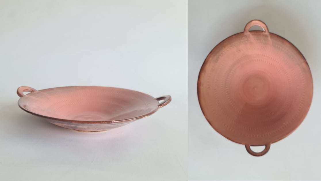 Teller mit Henkeln